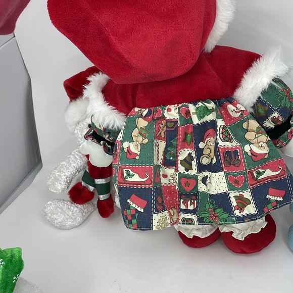 Lot of 4 Christmas Plush Stuffed Animals / Doll Plush - Picture 8 of 13